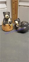 Tennessee bear salt and pepper shakers