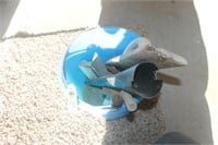 FEED BUCKET FILLED WITH CEMENT TOOLS
