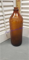 Amber clorox bottle