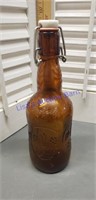 Amber grolsch bottle