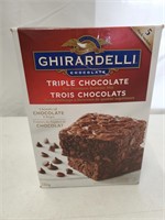 GHIRADELLI TRIPPLE CHOCOLATE BROWNIE MIX 2.83 KG