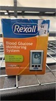 REXALL BLOOD GLUCOSE MONITORING SYSTEM