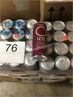 8 CTN IZZE SPARKLING BEVERAGES EXP 10/20