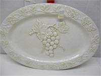White Home Accents Platter