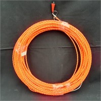 Coil of Orange Cable Wire Puller