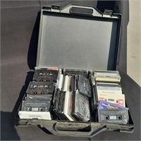 Small Case Full of Loose Cassette Tapes