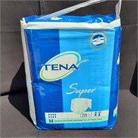 Large Pack Tena Super Briefs Sz Medium