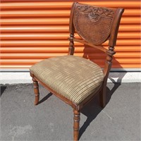 Double Cane Back Vintage Chair