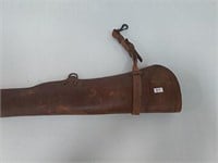 Leather rifle case