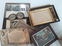 Assrt of old picture frames