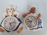 2 Wall clocks not complete