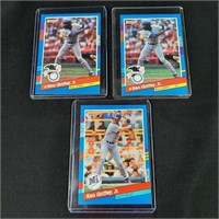 3 x Ken Griffey Jr. Trading Cards
