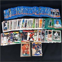 Over 300 Mixed Baseball and Hockey Trading Cards