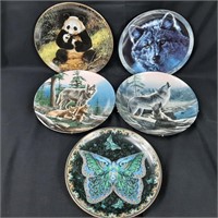 Lot of 5 Animal Themed Collector Plates