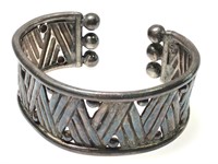 Mexico William Spratling Sterling Cuff 66.2g TW