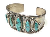 Fabulous Early NA Turquoise Cuff 39.9g TW