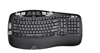 Logitech - K350 Wireless Keyboard - Black