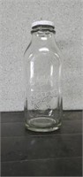 Dairy glass milk bottle