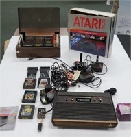Vintage Atari 2600 video computer system with