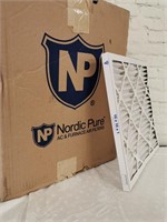 Nordic Pure 16x16x1" furnace filter (lot of 6)