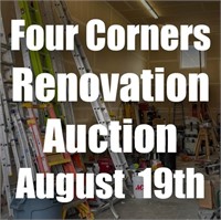 Four Corners Renovation Auction | August 19th
