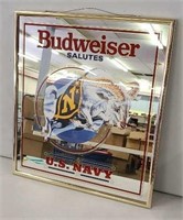 Bud Salutes U.S. Navy Mirror/Picture 24T x 21W