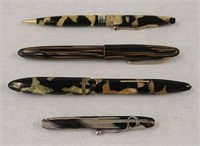 4 Vintage W.A. Sheaffer's Pens Fort Madison IA