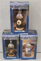 3x- Bud Animals of the Seven Continents Steins
