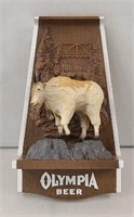 Olympia Beer Plastic Wall Hanging Mt Goat