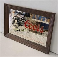 Coors Framed Mirror Picture 26x16