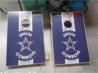 Dallas Cowboys Cornhole Boards w/Blue LED