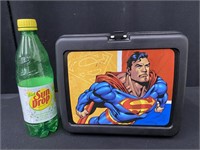 Plastic Superman Thermos Lunchbox