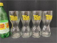 Vintage Tab Drink Glasses