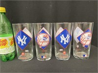 1994 Texaco New York Yankees Glasses