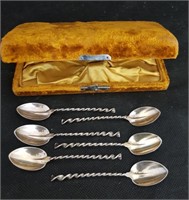 Sterling Spoon Set w/Case