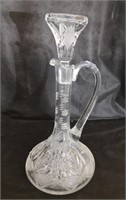 Etched Decanter w/Stopper
