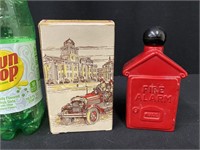 Vintage Fire Alarm Avon Bottle, Box