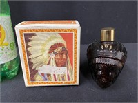 Vintage Indian Chieftain Avon Bottle