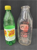 Vintage Pet Quart Milk Bottle