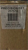 Precision Pet wire crate black 2 door 42”