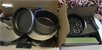 LARGE GROUP OF MISC POTS, PANS, COOKWARE