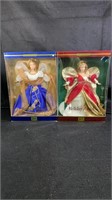 Holiday Angel Barbies 2000 & 2001 Mattel