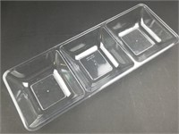 Clear Plastic Snack Serving Tray