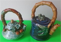 898 - 2 BEAUTIFUL COLLECTOR TEAPOTS