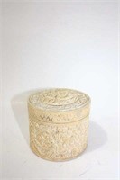 Ivory dragon and flower box