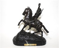 Frederic Remington 'The Scalp' bronze sculpture