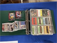 BINDER OF FOOTBALL CARDS MOSTLY STEELERS