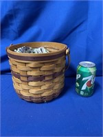 LONGABERGER BASKET HANDWOVEN