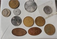 Collection of Vintage Tokens plus...