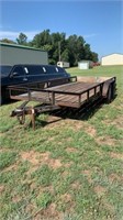 Trail Master flatbed trailer, bumper pull, tandem